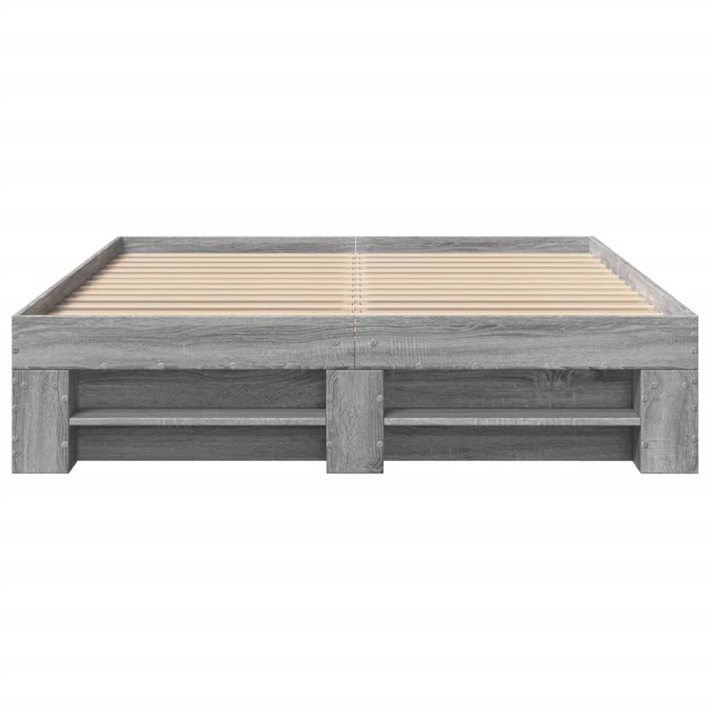 Modern Wooden Double Size 135cm Bed Frame Base With Drawers & Storage Compartments