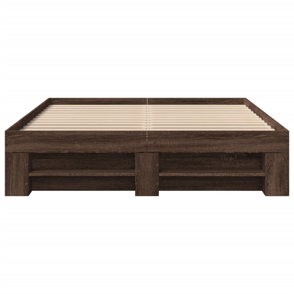 Modern Wooden Double Size 135cm Bed Frame Base With Drawers & Storage Compartments