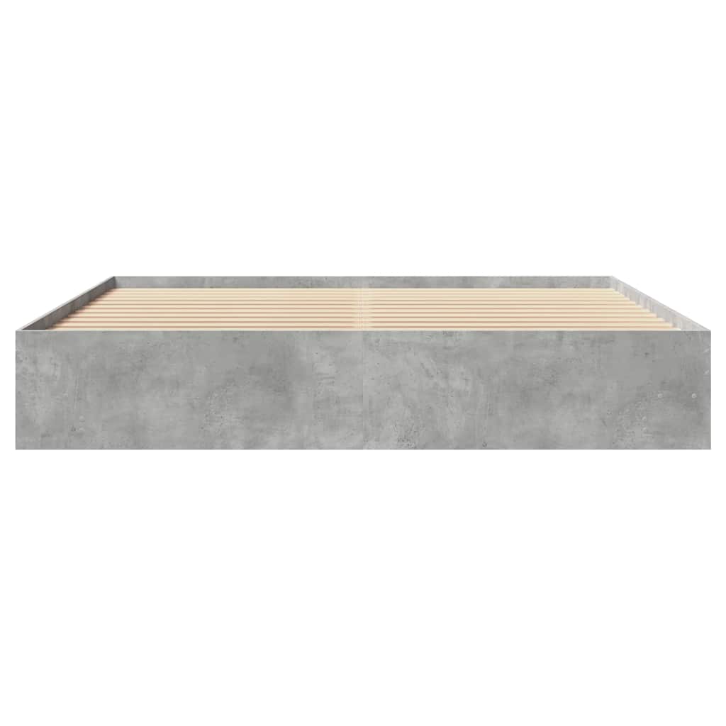 Modern Wooden Emperor Size 2m Bed Frame Base With Under Storage Space