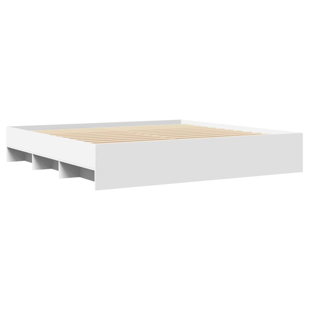 Modern Wooden Super King Size 180cm Bed Frame Base With Under Storage Space