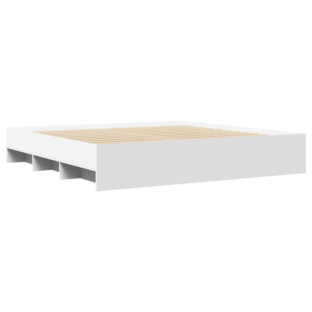 Modern Wooden Super King Size 180cm Bed Frame Base With Under Storage Space