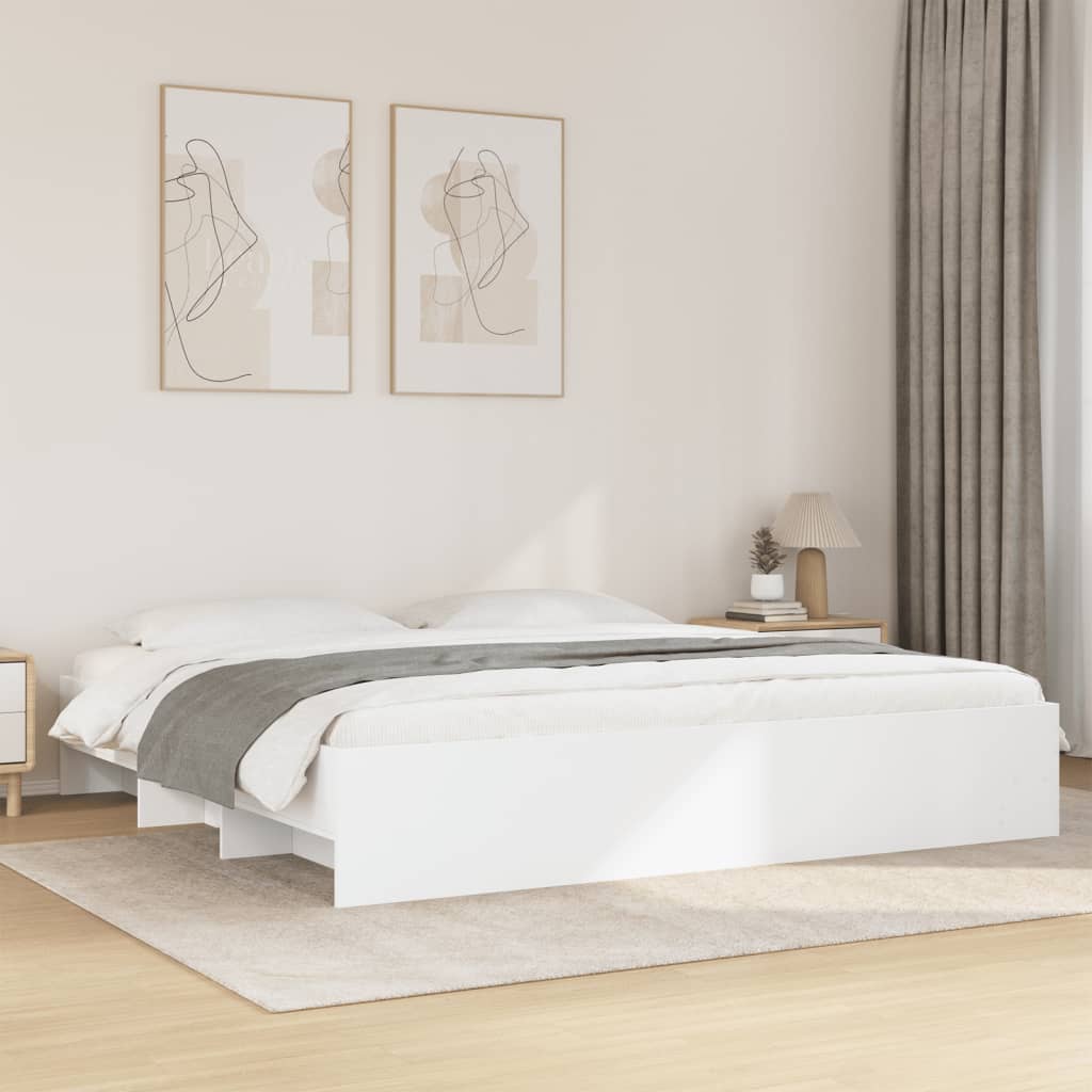 Modern Wooden Super King Size 180cm Bed Frame Base With Under Storage Space