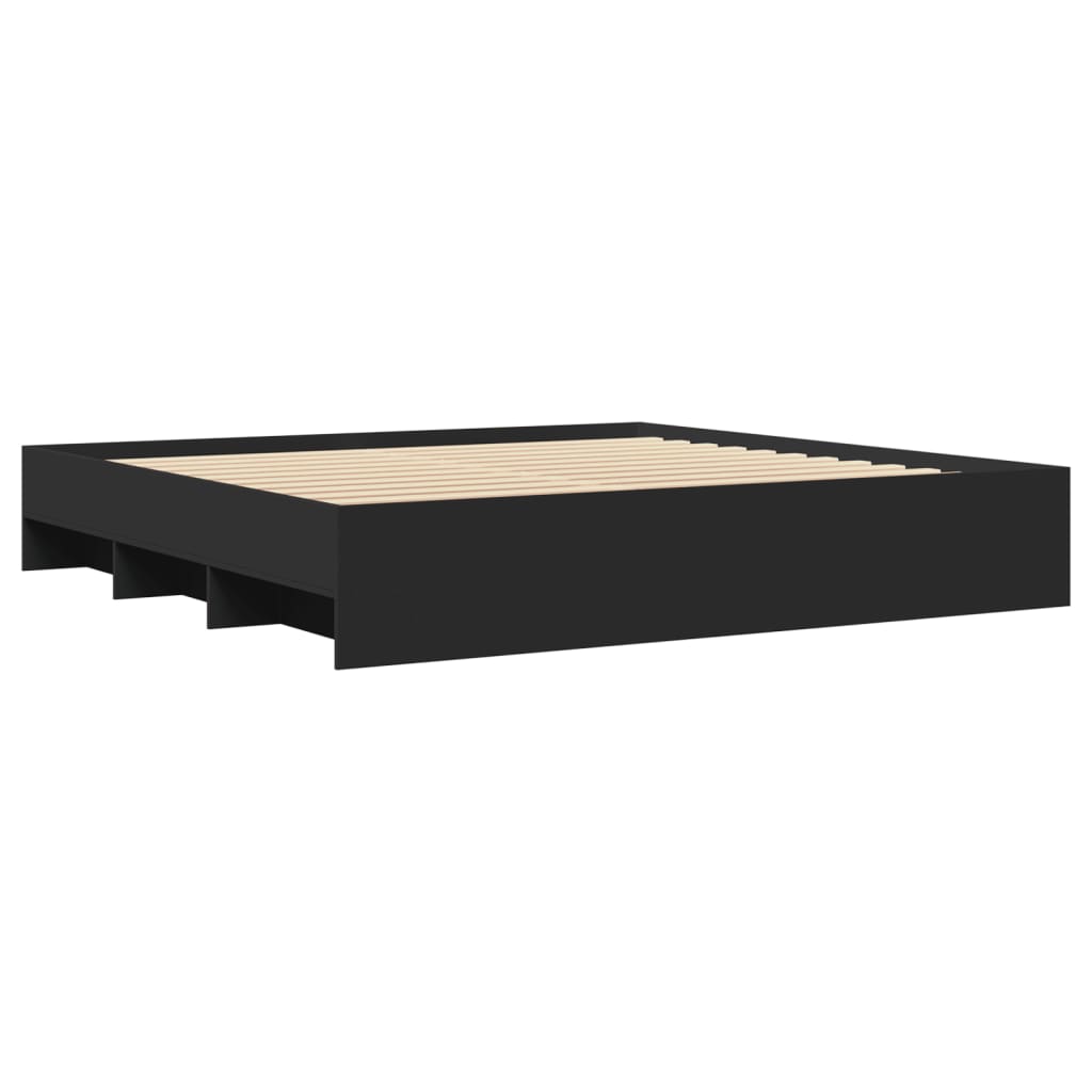 Modern Wooden Super King Size 180cm Bed Frame Base With Under Storage Space