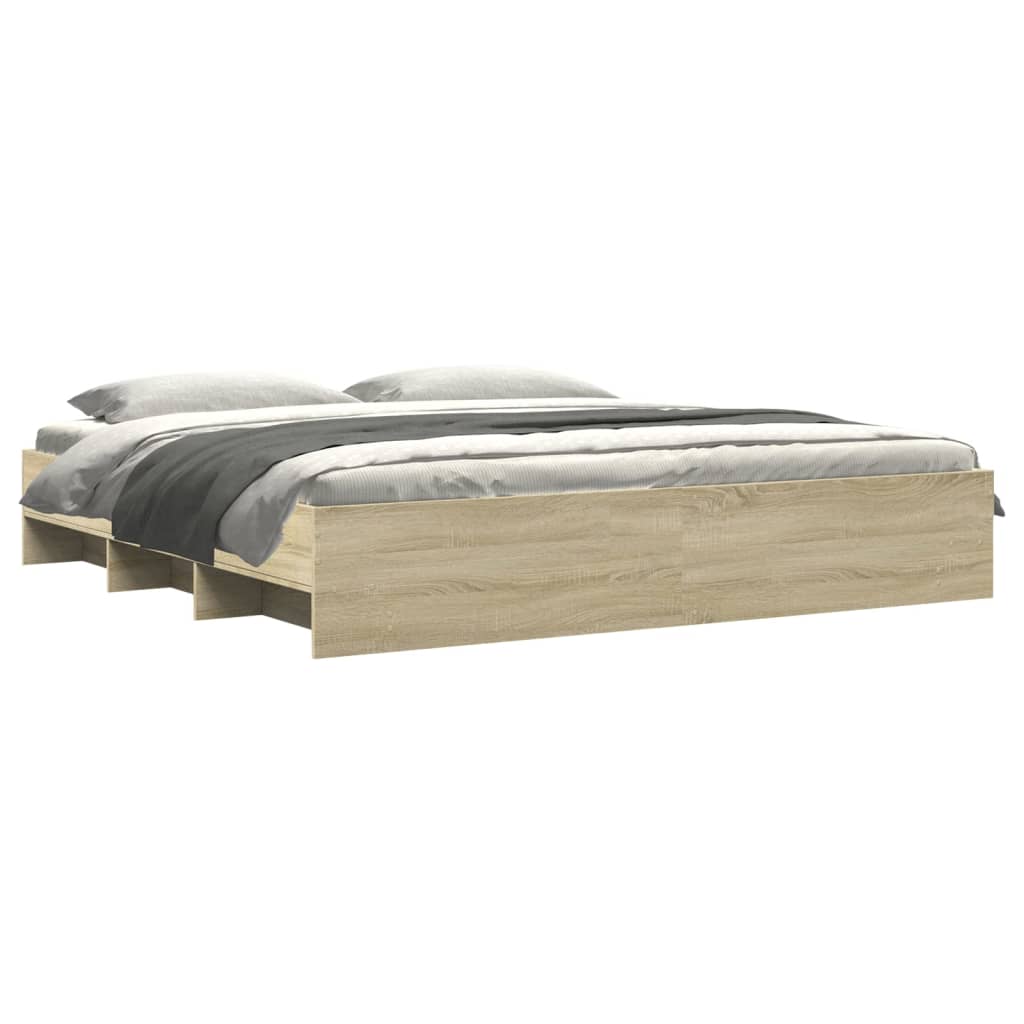 Modern Wooden Super King Size 180cm Bed Frame Base With Under Storage Space
