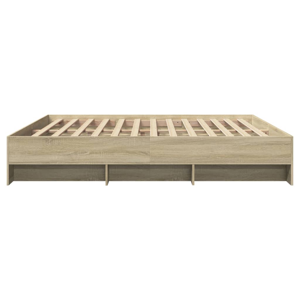 Modern Wooden Super King Size 180cm Bed Frame Base With Under Storage Space
