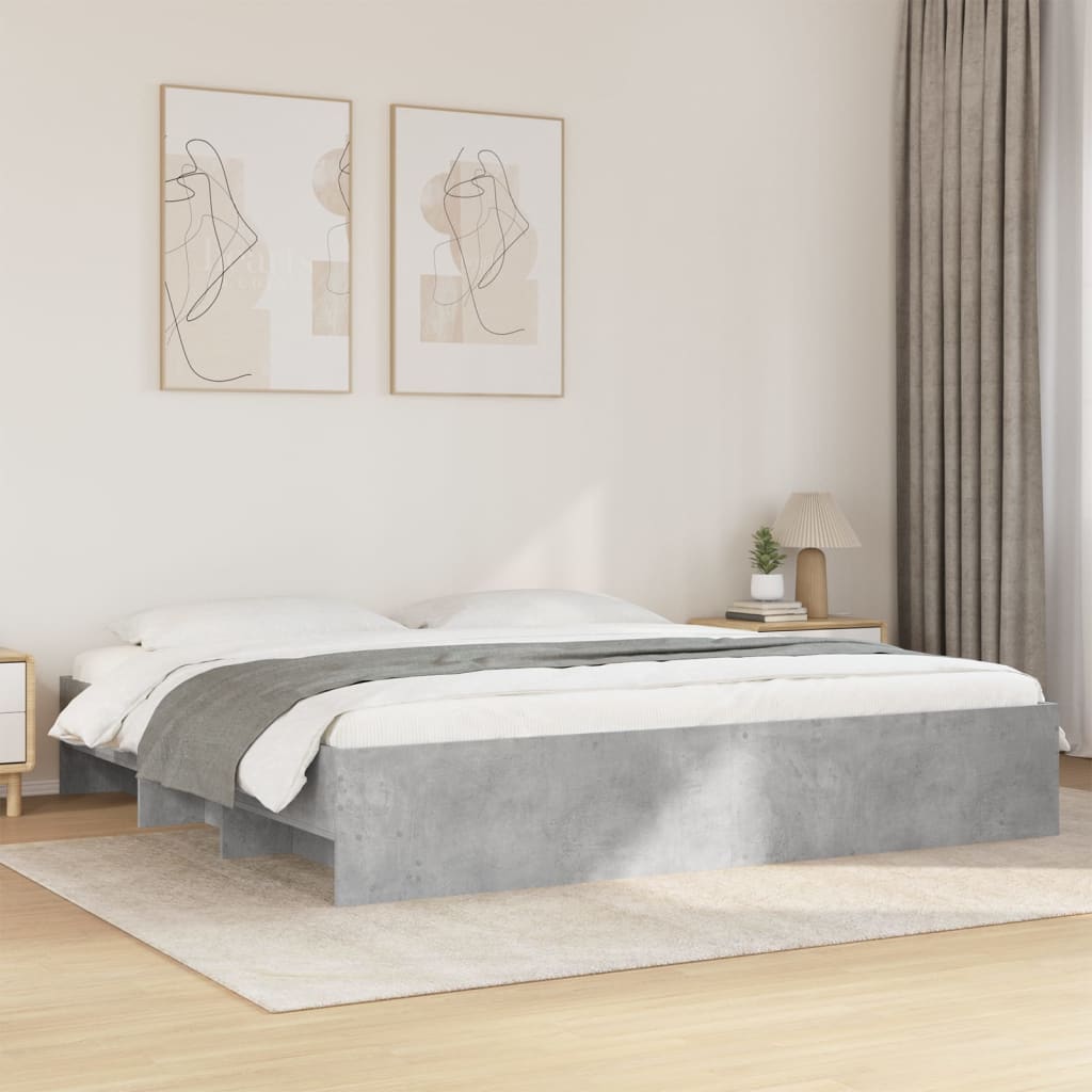 Modern Wooden Super King Size 180cm Bed Frame Base With Under Storage Space