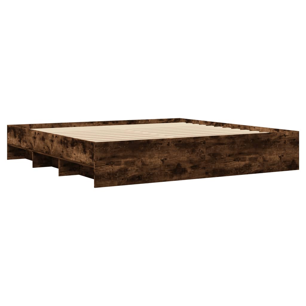 Modern Wooden Super King Size 180cm Bed Frame Base With Under Storage Space