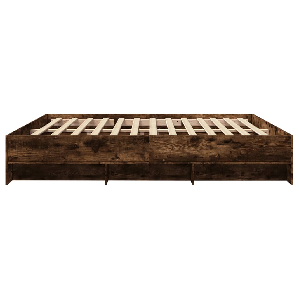 Modern Wooden Super King Size 180cm Bed Frame Base With Under Storage Space