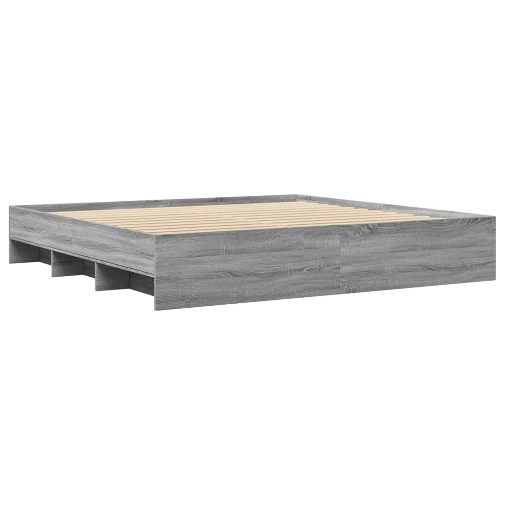 Modern Wooden Super King Size 180cm Bed Frame Base With Under Storage Space
