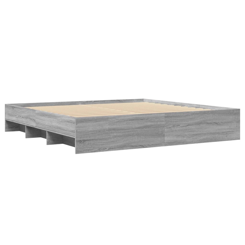 Modern Wooden Super King Size 180cm Bed Frame Base With Under Storage Space