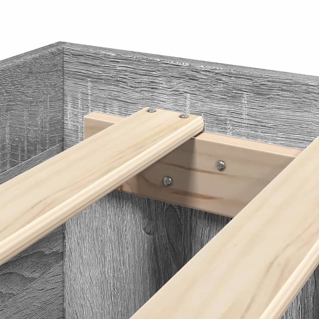Modern Wooden Super King Size 180cm Bed Frame Base With Under Storage Space