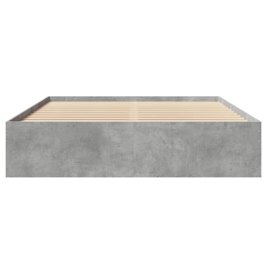 Modern Wooden Queen Size 160cm Bed Frame Base With Under Storage Space