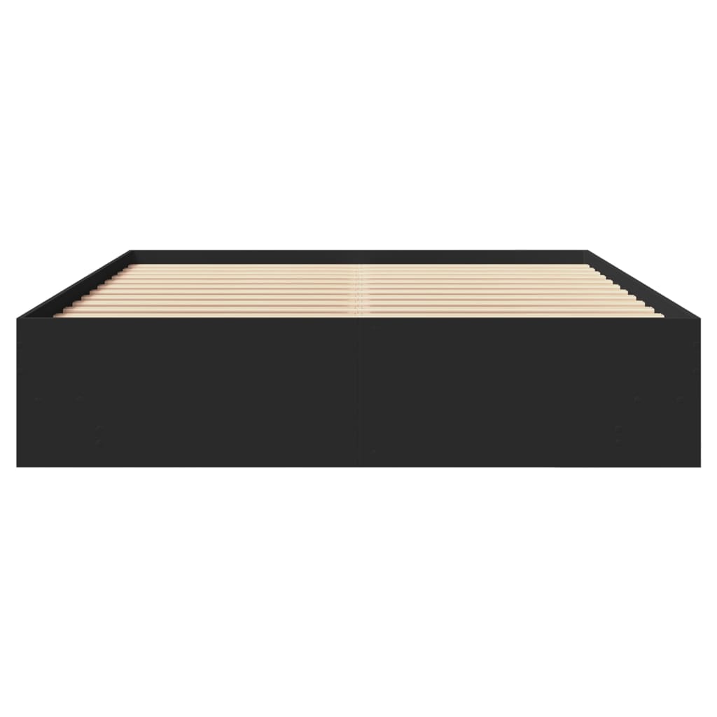Modern Wooden King Size 150cm Bed Frame Base With Under Storage Space