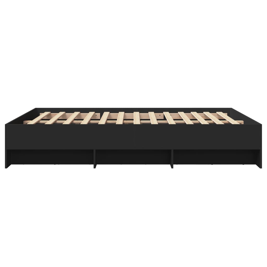 Modern Wooden King Size 150cm Bed Frame Base With Under Storage Space
