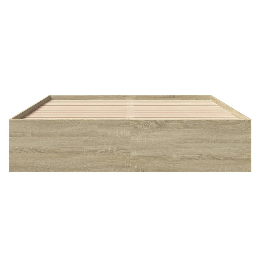 Modern Wooden King Size 150cm Bed Frame Base With Under Storage Space
