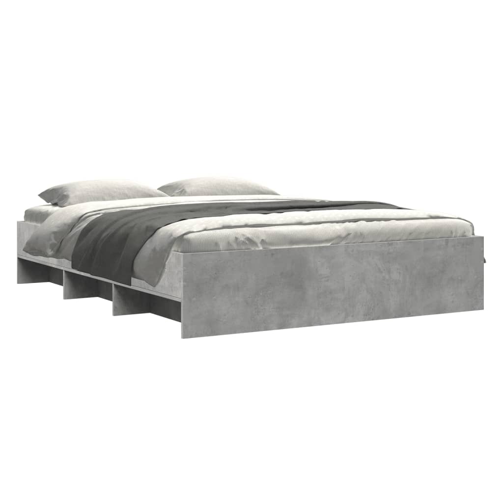 Modern Wooden King Size 150cm Bed Frame Base With Under Storage Space