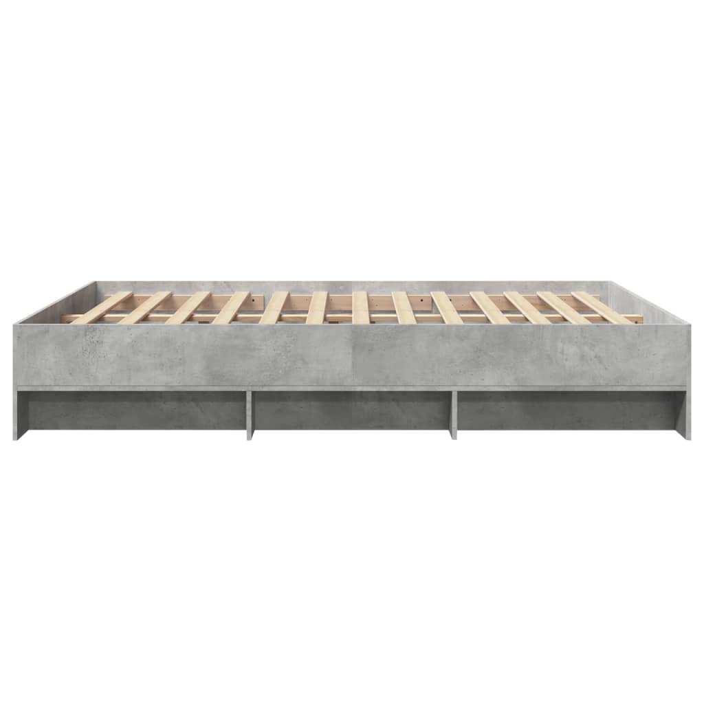 Modern Wooden King Size 150cm Bed Frame Base With Under Storage Space
