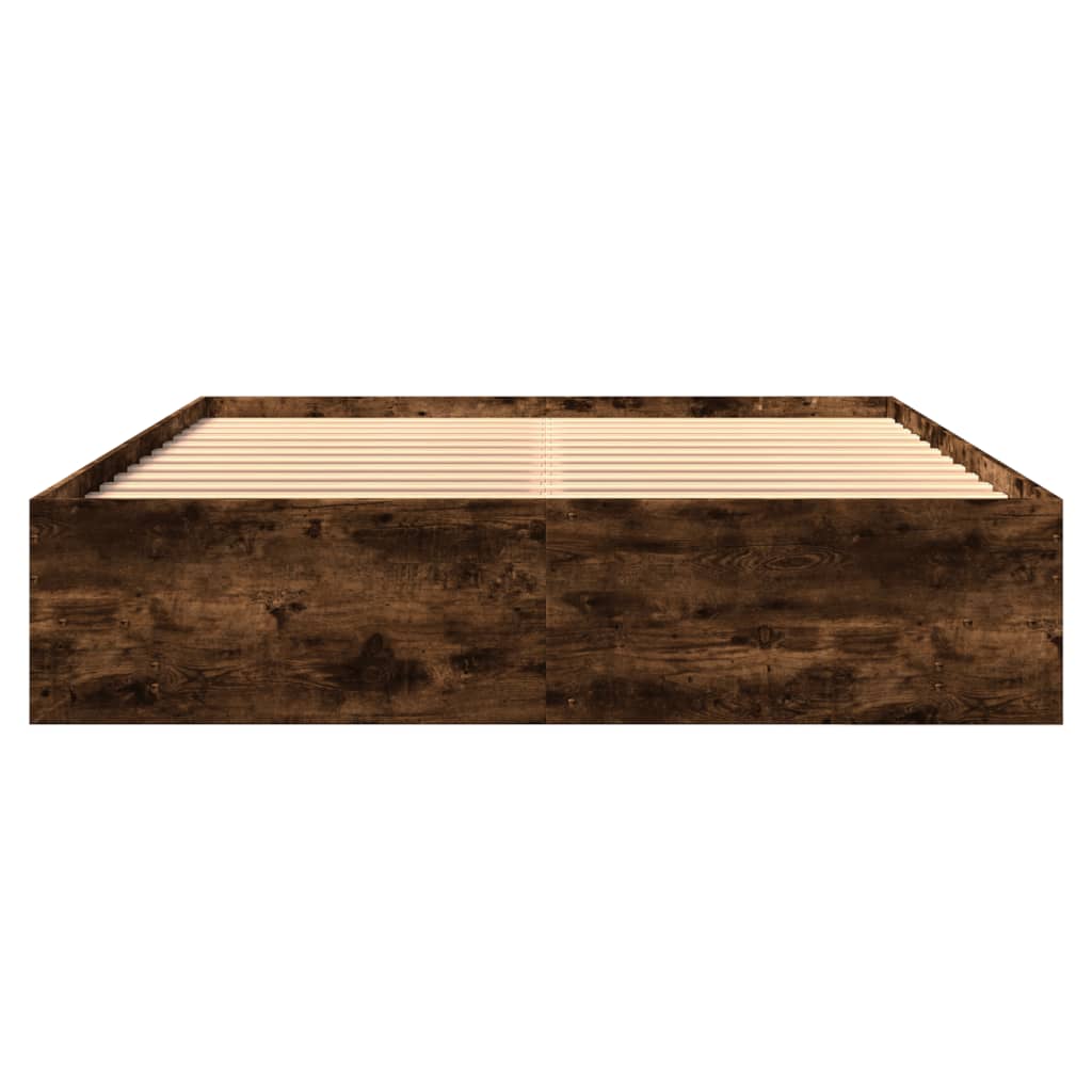 Modern Wooden King Size 150cm Bed Frame Base With Under Storage Space