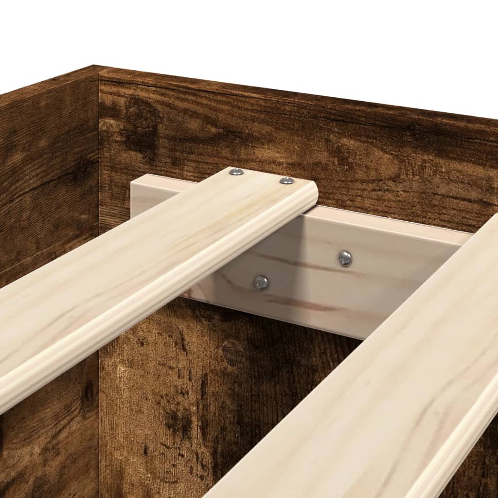 Modern Wooden King Size 150cm Bed Frame Base With Under Storage Space
