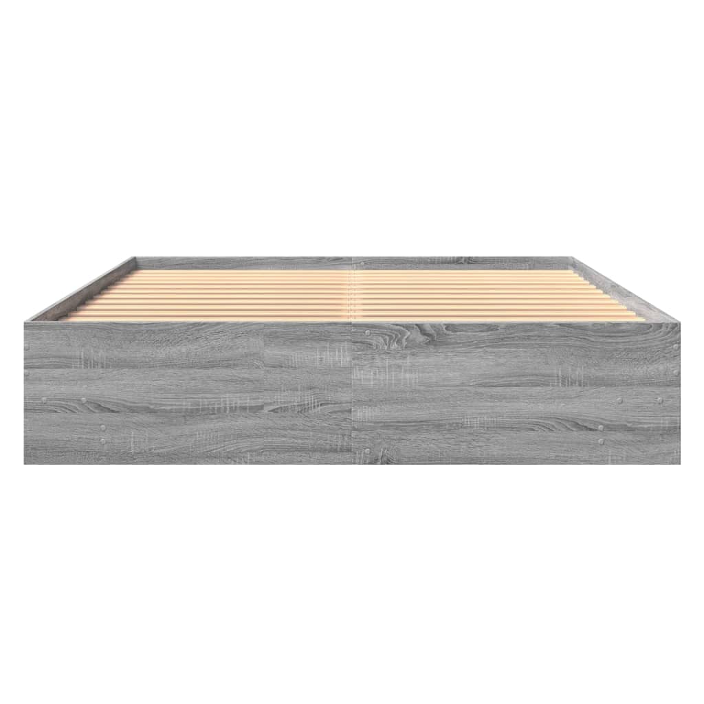 Modern Wooden King Size 150cm Bed Frame Base With Under Storage Space