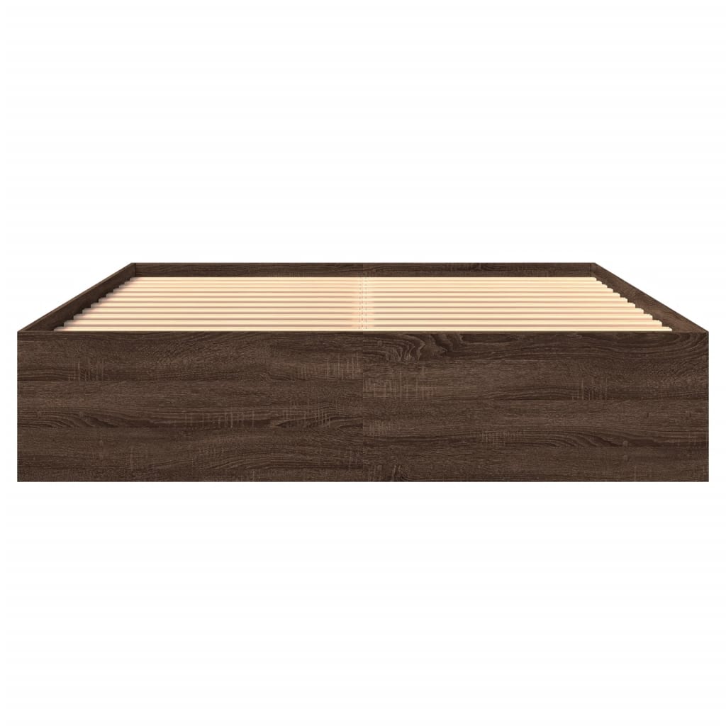 Modern Wooden King Size 150cm Bed Frame Base With Under Storage Space