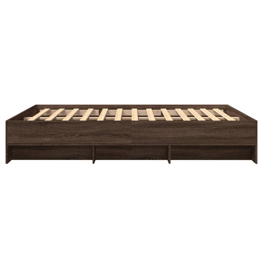 Modern Wooden King Size 150cm Bed Frame Base With Under Storage Space