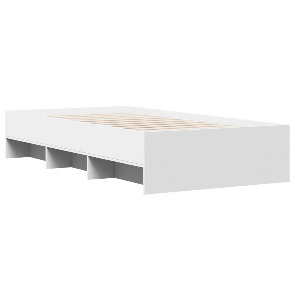 Modern Wooden Single Size 90cm Bed Frame Base With Under Storage Space