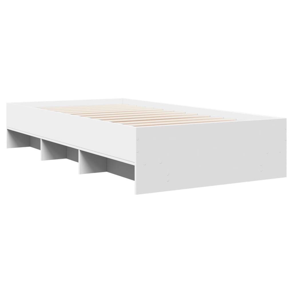Modern Wooden Single Size 90cm Bed Frame Base With Under Storage Space