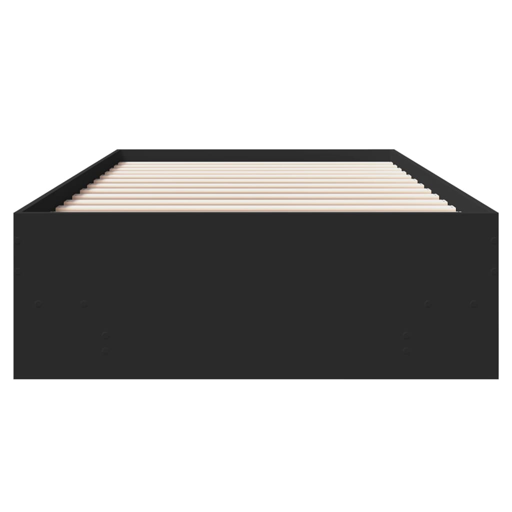 Modern Wooden Single Size 90cm Bed Frame Base With Under Storage Space