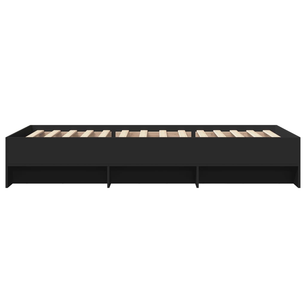 Modern Wooden Single Size 90cm Bed Frame Base With Under Storage Space