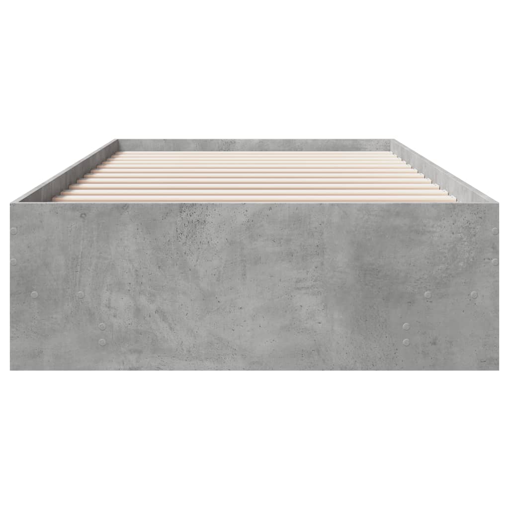 Modern Wooden Single Size 90cm Bed Frame Base With Under Storage Space