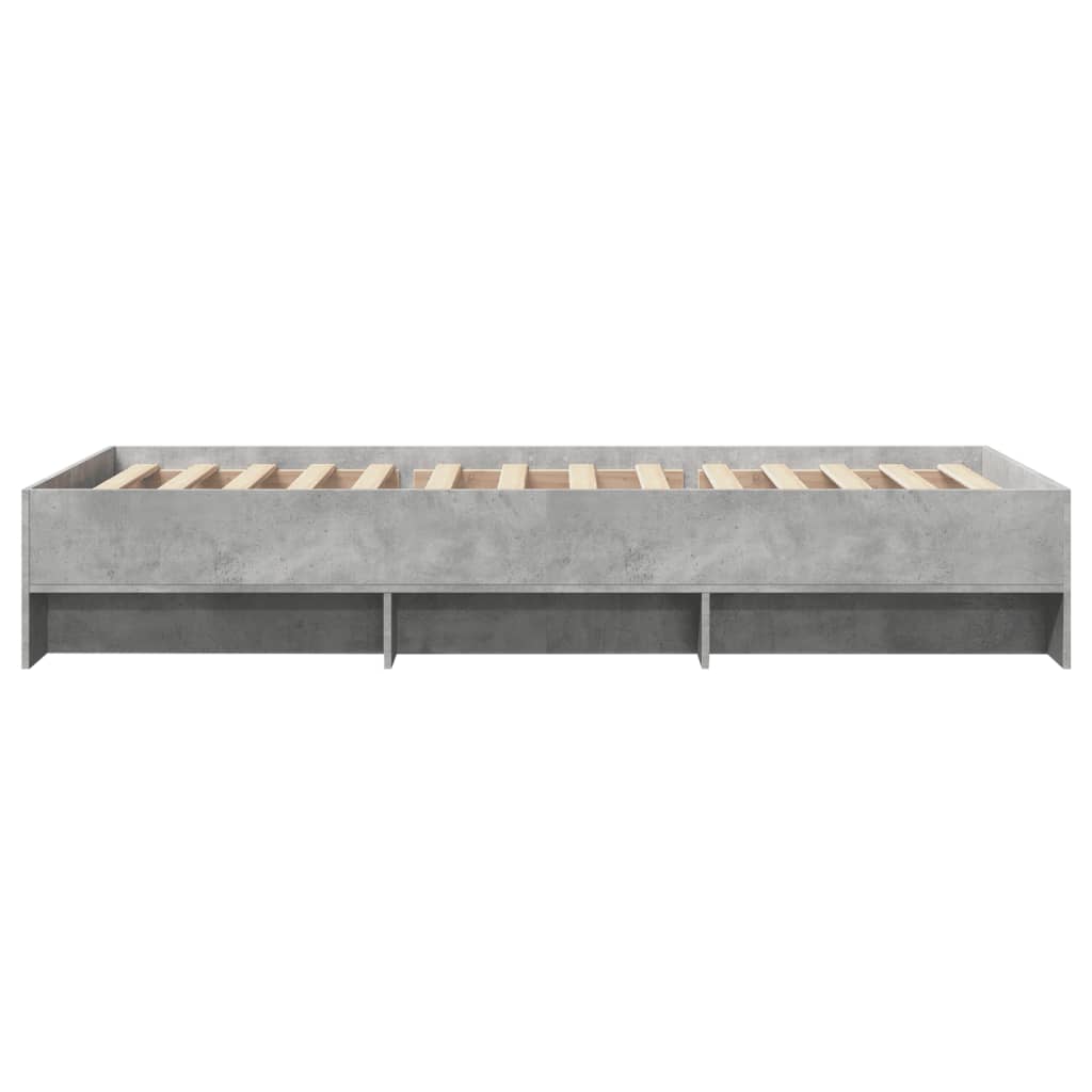 Modern Wooden Single Size 90cm Bed Frame Base With Under Storage Space