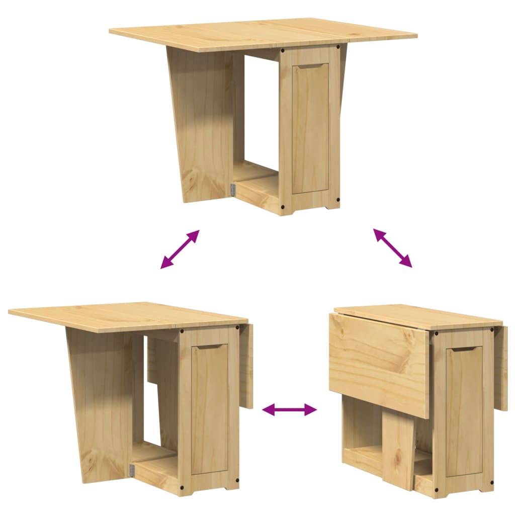 Modern Wooden Foldable Butterfly Dining Table Wood Tables Foldable