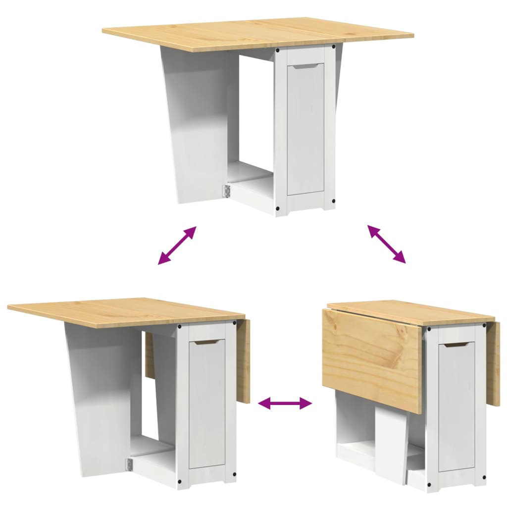 Modern Wooden Foldable Butterfly Dining Table Wood Tables Foldable