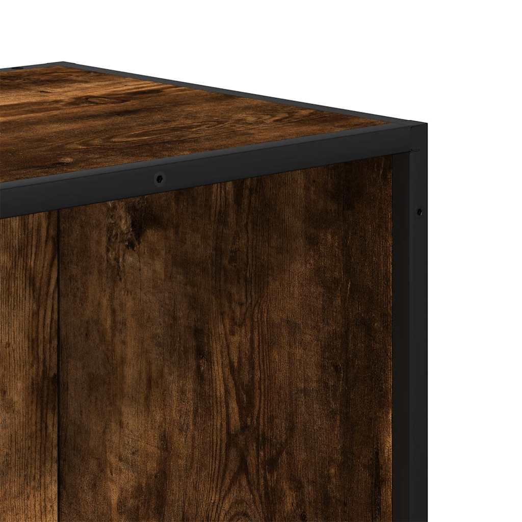 Bookcase Brown Oak 80.5x35x170.5 cm Engineered Wood