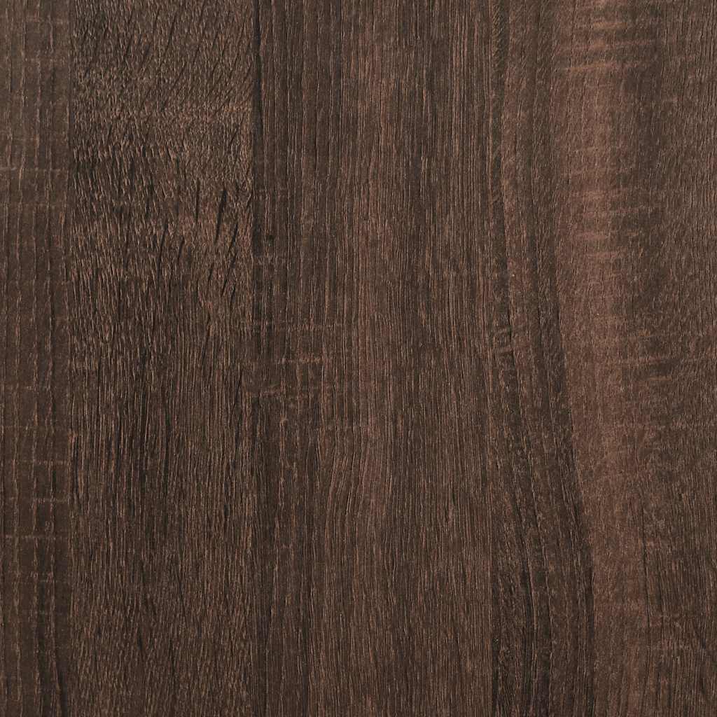 Bookcase Brown Oak 80.5x35x170.5 cm Engineered Wood