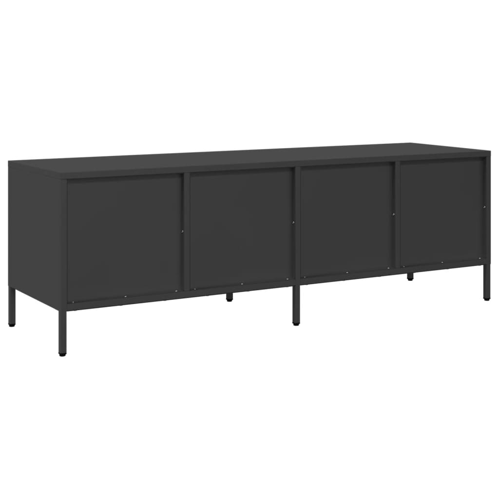 Industrial Steel 53 Inch TV Tele Stand Unit Cabinet With 4 Storage Drawers