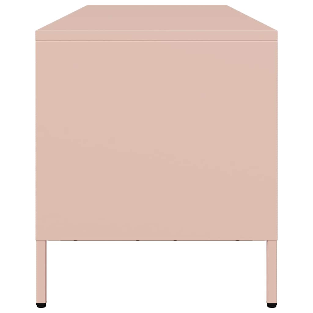 Industrial Steel 53 Inch TV Tele Stand Unit Cabinet With 4 Storage Drawers