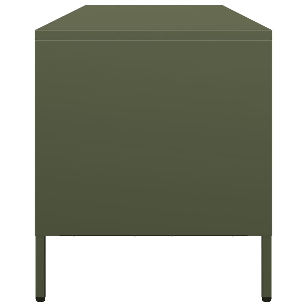 Industrial Steel 53 Inch TV Tele Stand Unit Cabinet With 4 Storage Drawers