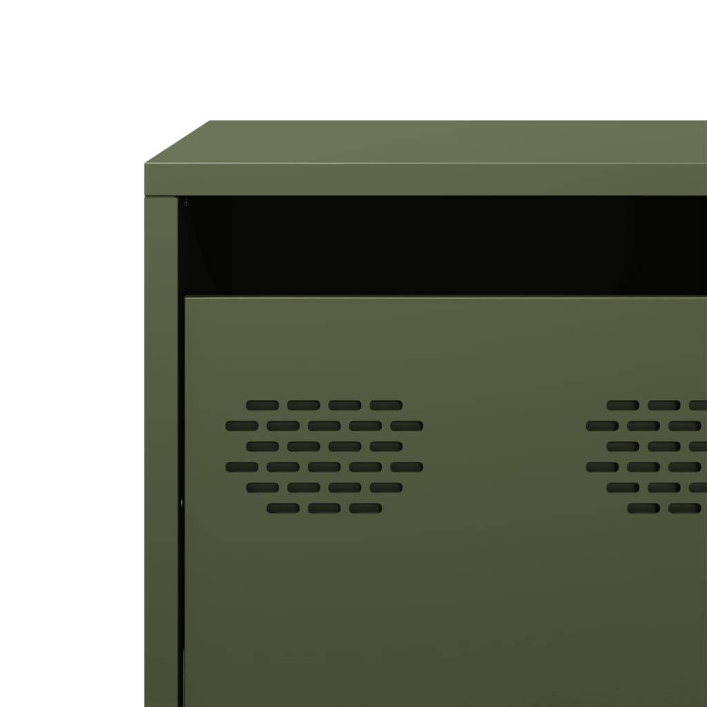 Industrial Steel 53 Inch TV Tele Stand Unit Cabinet With 4 Storage Drawers