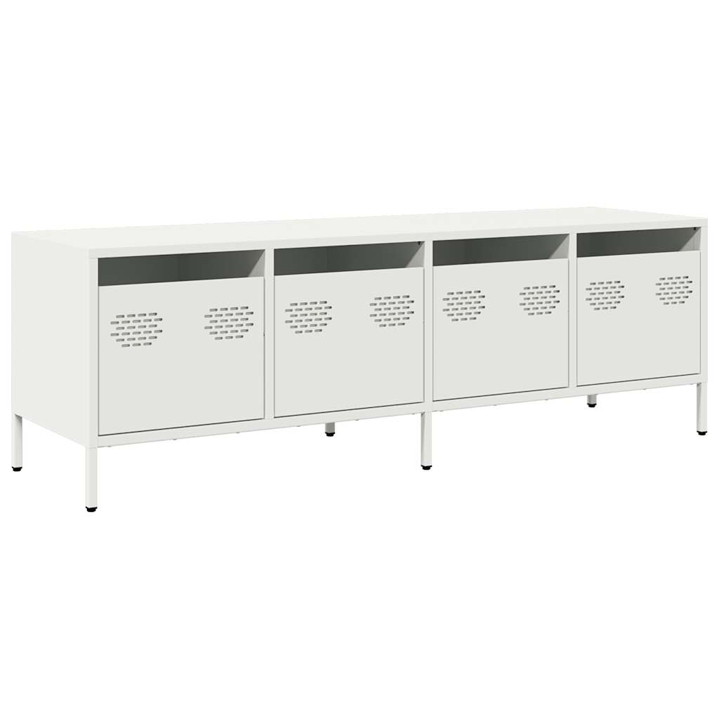 Industrial Steel 53 Inch TV Tele Stand Unit Cabinet With 4 Storage Drawers