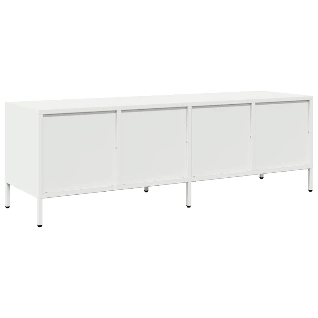 Industrial Steel 53 Inch TV Tele Stand Unit Cabinet With 4 Storage Drawers
