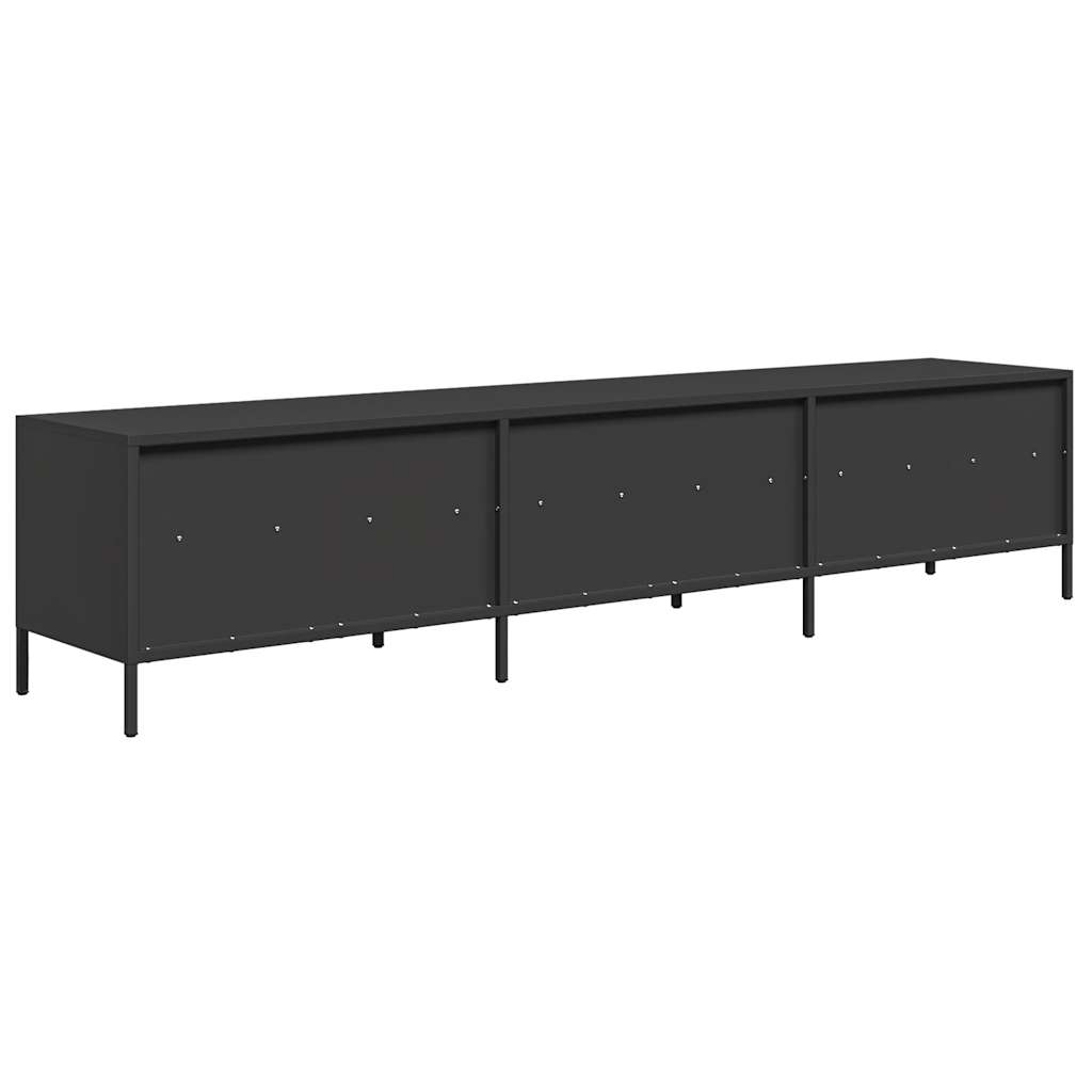 Industrial Steel 80 Inch TV Tele Stand Unit Cabinet With 3 Compartments & 3 Drawers