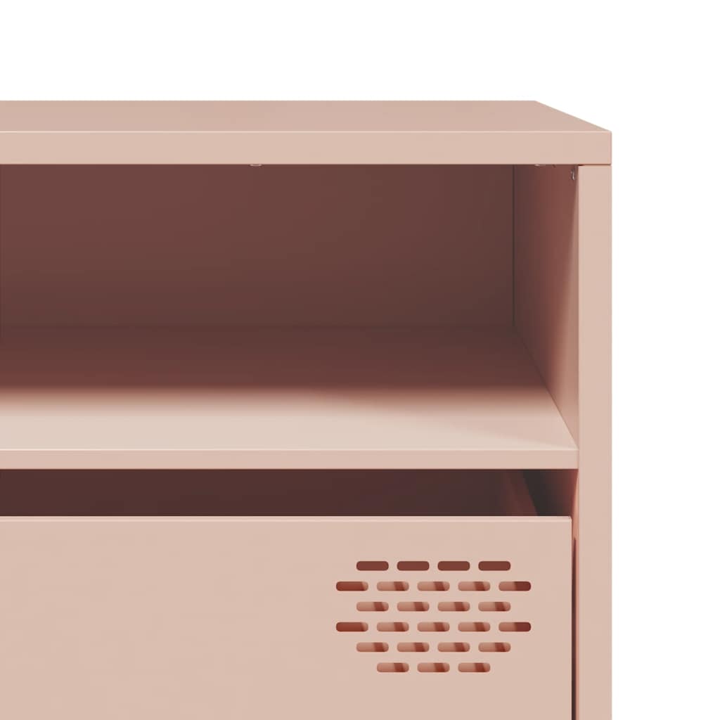 Industrial Steel 80 Inch TV Tele Stand Unit Cabinet With 3 Compartments & 3 Drawers