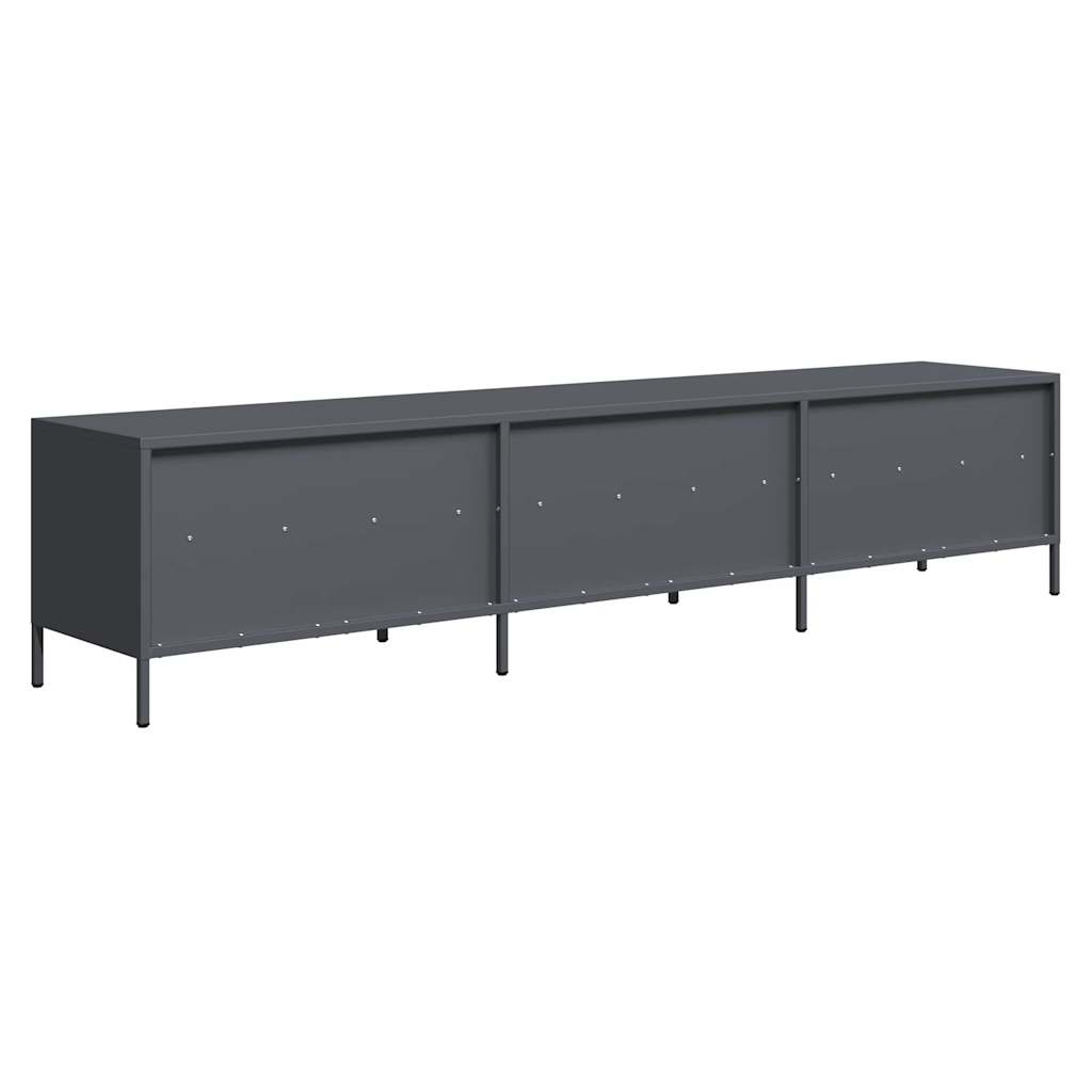 Industrial Steel 80 Inch TV Tele Stand Unit Cabinet With 3 Compartments & 3 Drawers