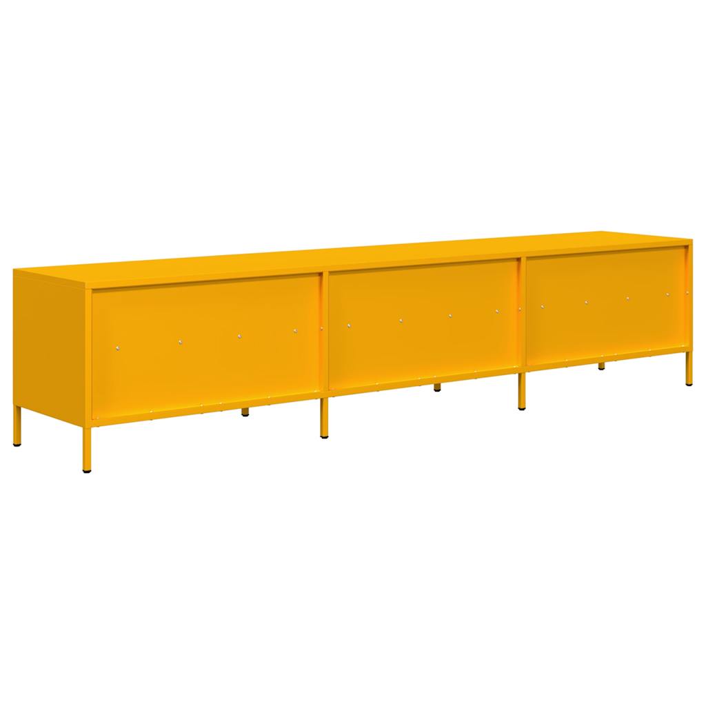 Industrial Steel 80 Inch TV Tele Stand Unit Cabinet With 3 Compartments & 3 Drawers