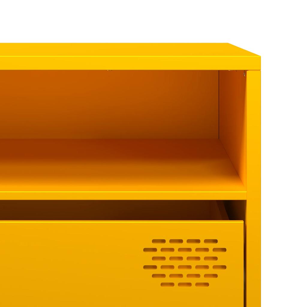Industrial Steel 80 Inch TV Tele Stand Unit Cabinet With 3 Compartments & 3 Drawers