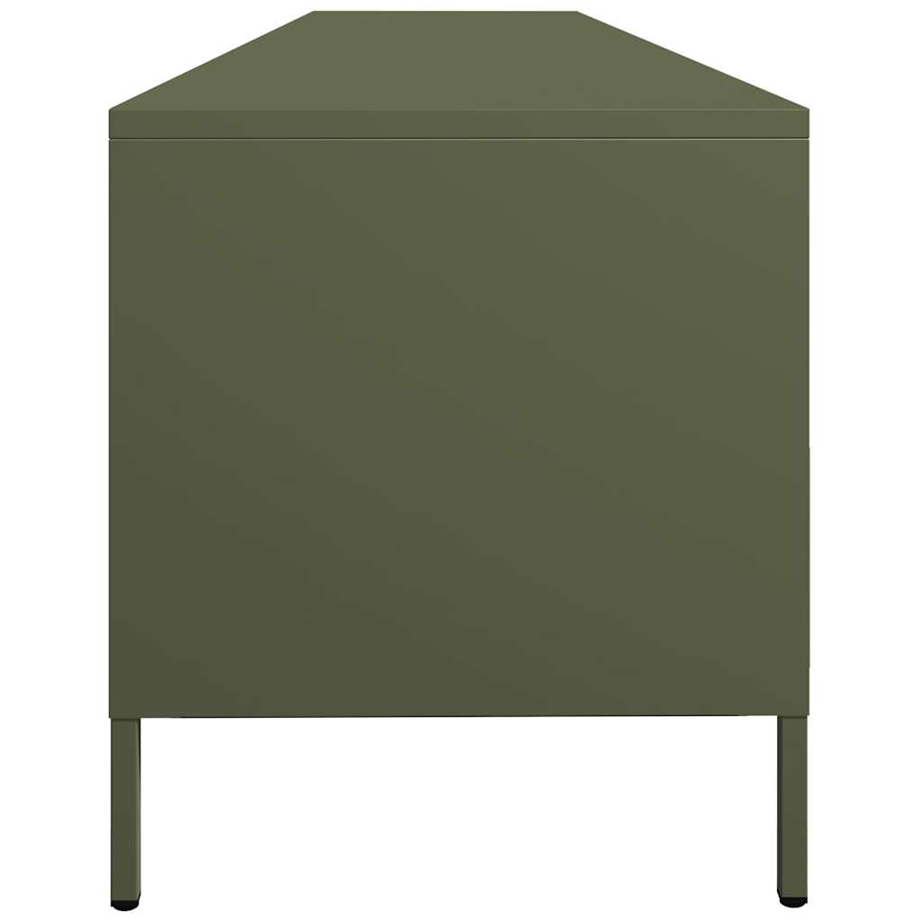 Industrial Steel 80 Inch TV Tele Stand Unit Cabinet With 3 Compartments & 3 Drawers