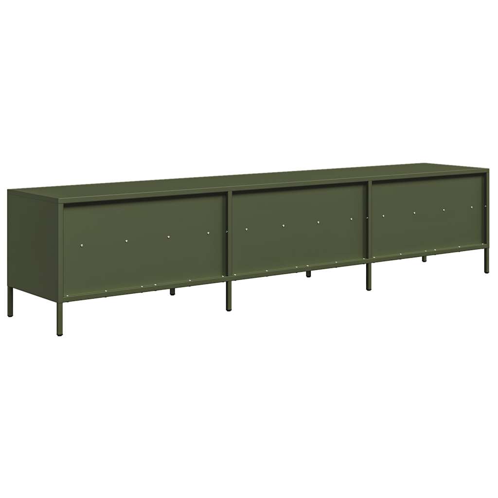 Industrial Steel 80 Inch TV Tele Stand Unit Cabinet With 3 Compartments & 3 Drawers