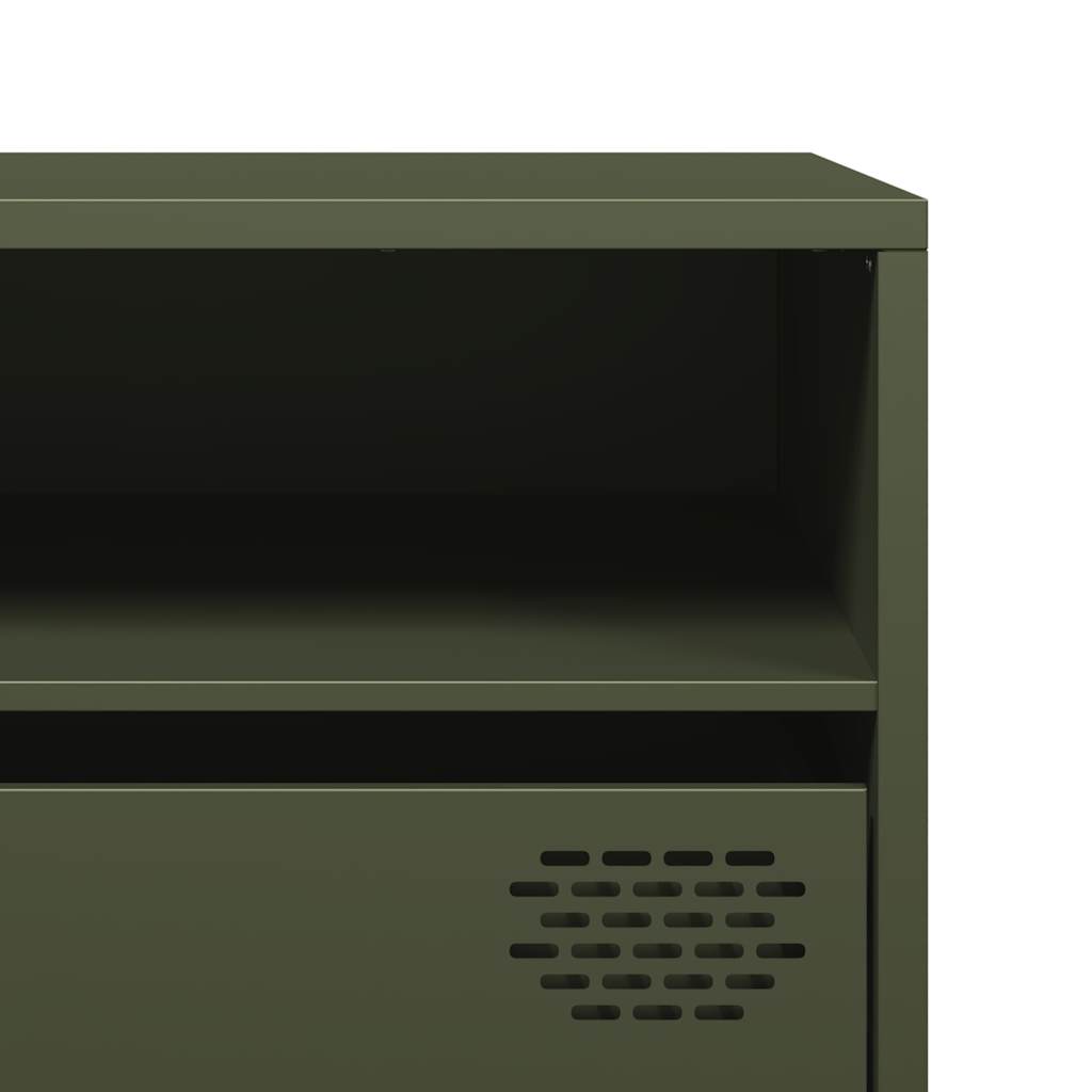 Industrial Steel 80 Inch TV Tele Stand Unit Cabinet With 3 Compartments & 3 Drawers